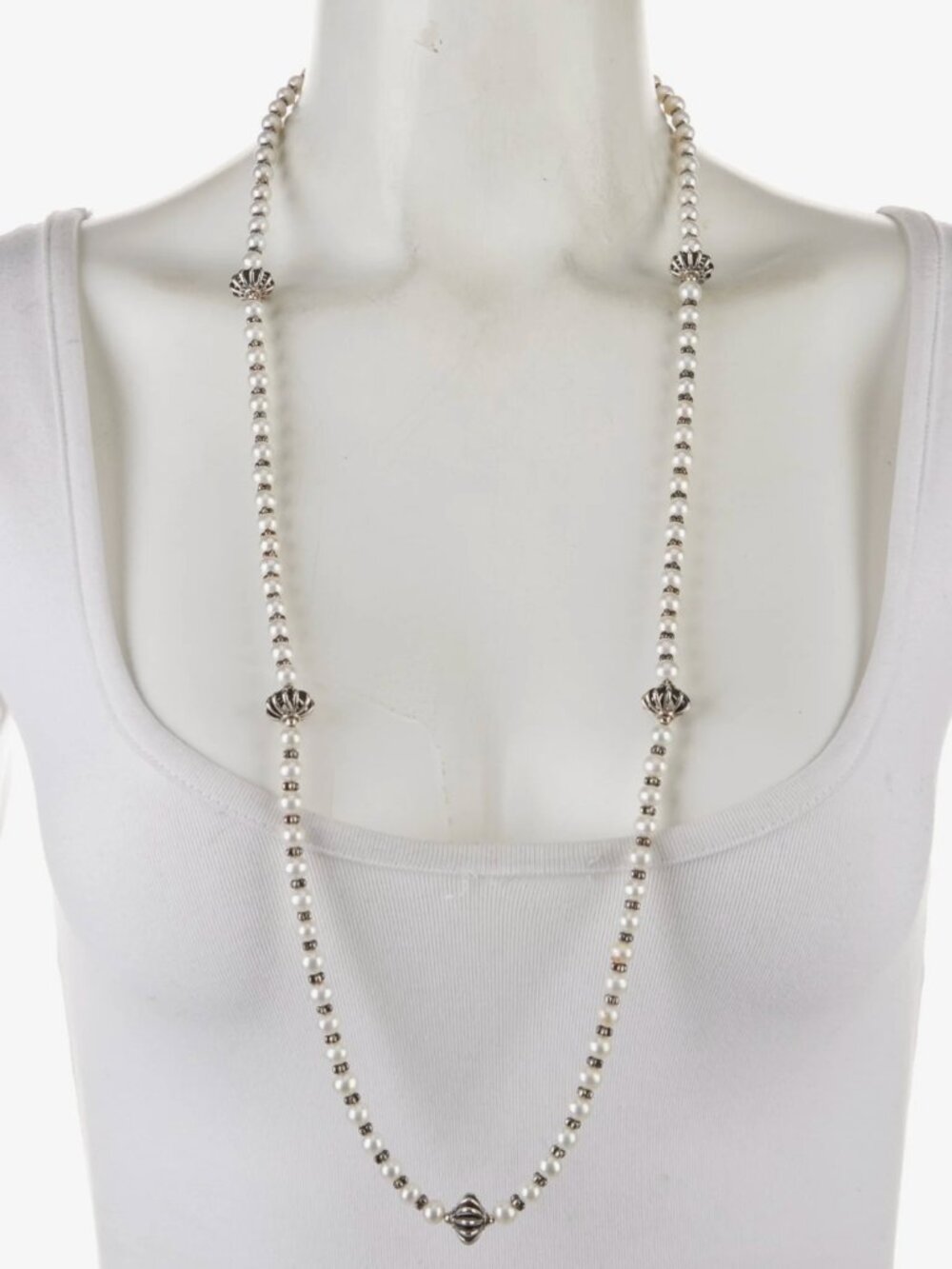 Lagos Pearl Long Station Necklace